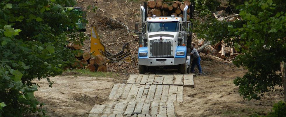 Timber Mats Used in Soft Ground Conditions